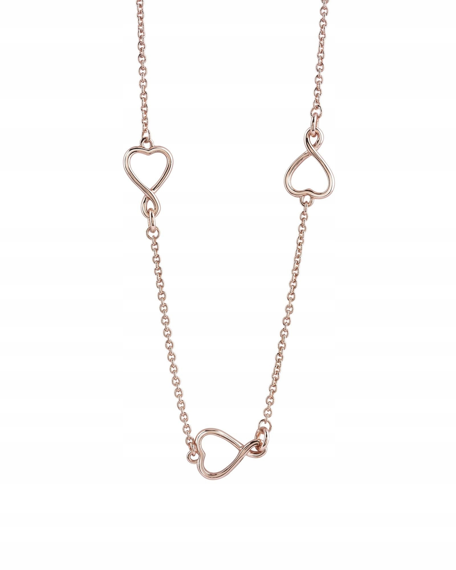 Dámský náhrdelník růžové zlato UBN61057 Guess