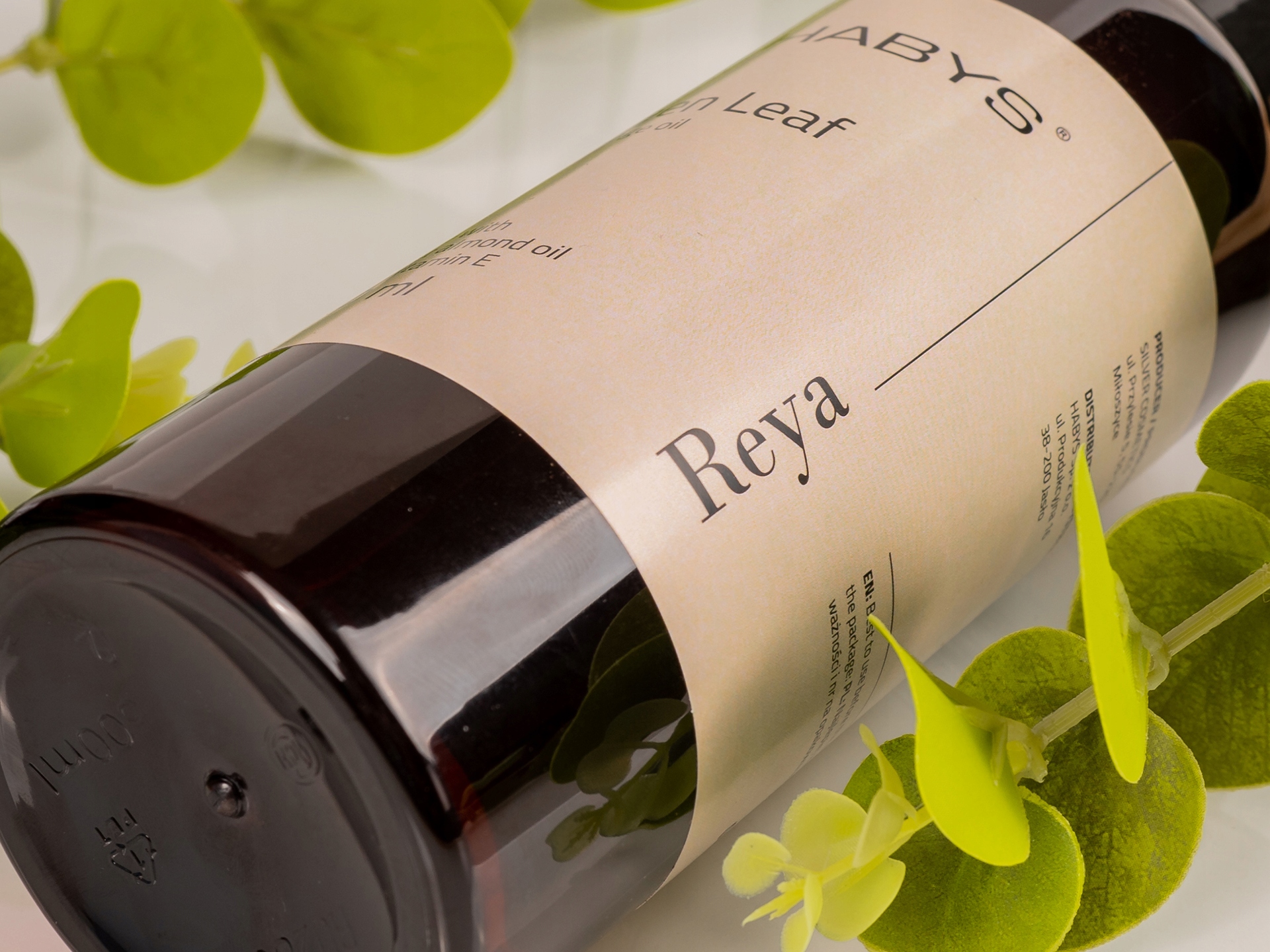 OLEJEK DO MASAŻU REYA GREEN LEAF 500 ML WITAMINA E UJĘDRNIA NAWILŻA HABYS Rodzaj Inny