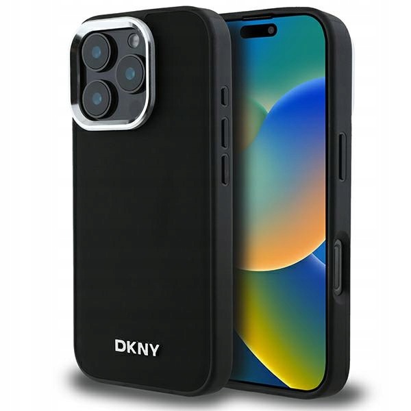 Dkny DKHMP16XPSCMCLK Pouzdro pro iPhone 16 Pro Max 6.9" černé/black hardcase Plain Silve