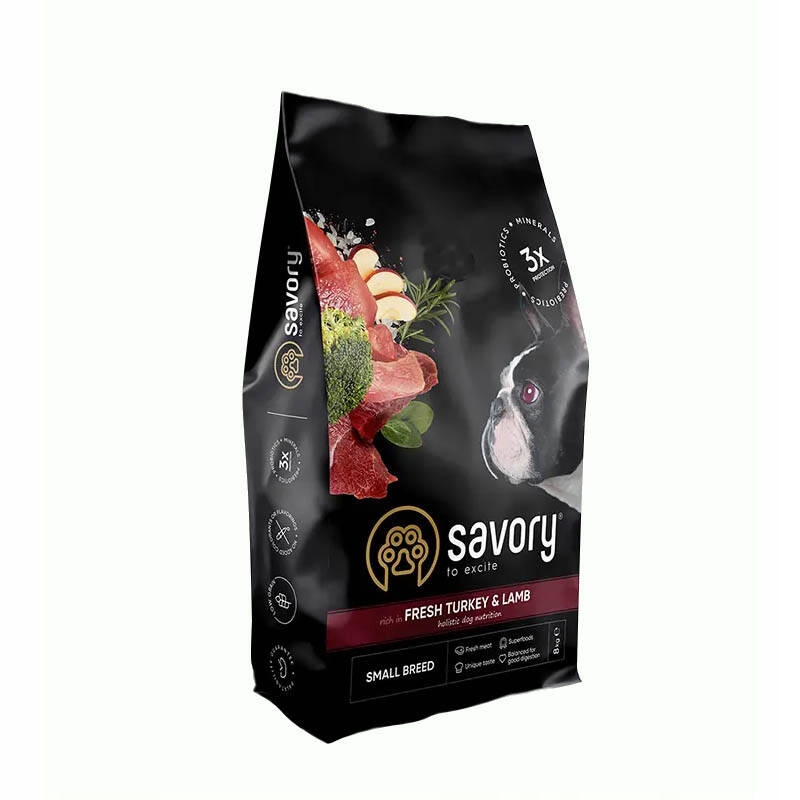 Savory Adult Small Fresh Turkey Lamb Indyk Jagnięcina 8kg