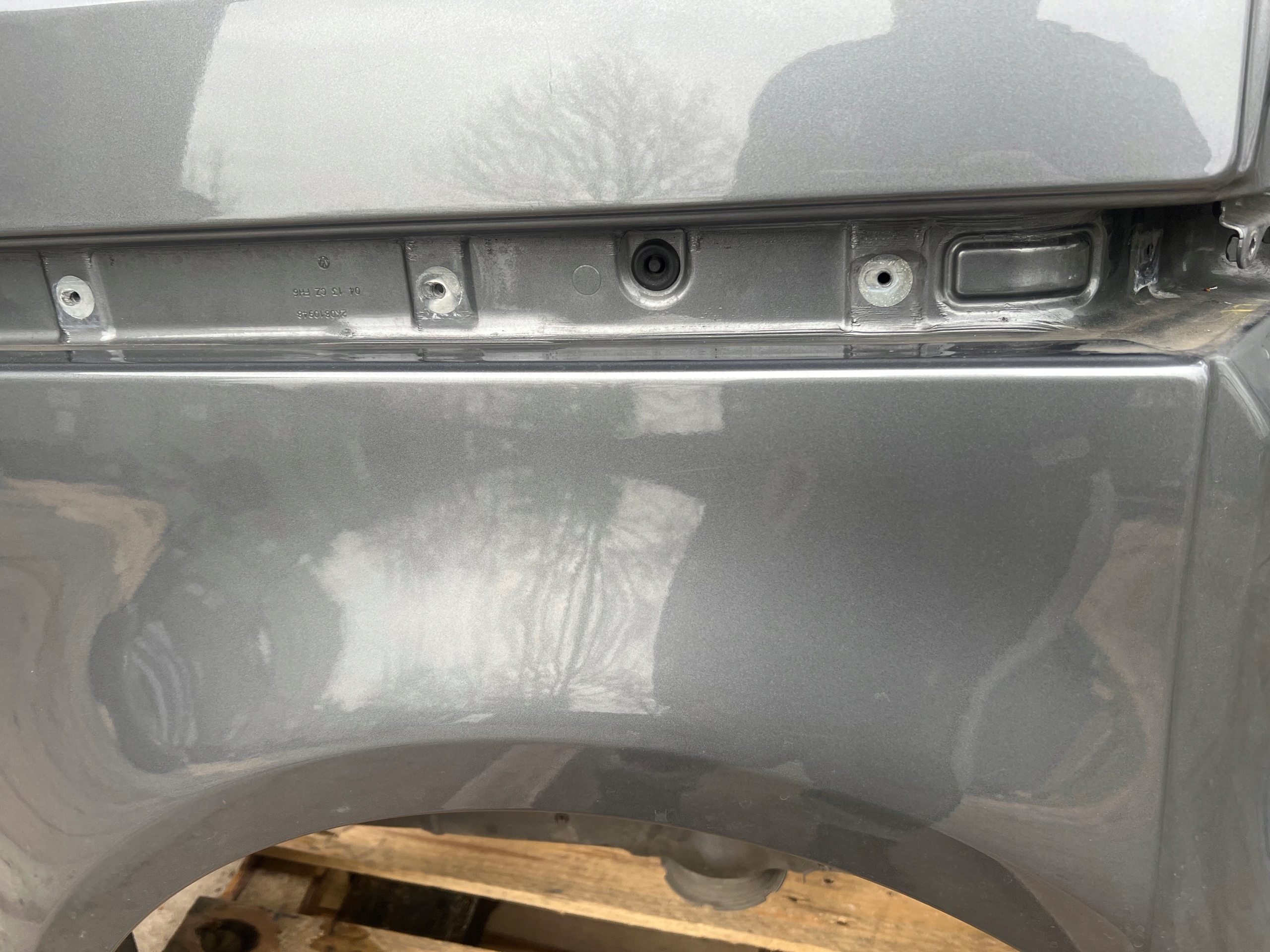 VW CADDY III LIFT 2010-2015 fender rear part right quarter threshold LH7W
