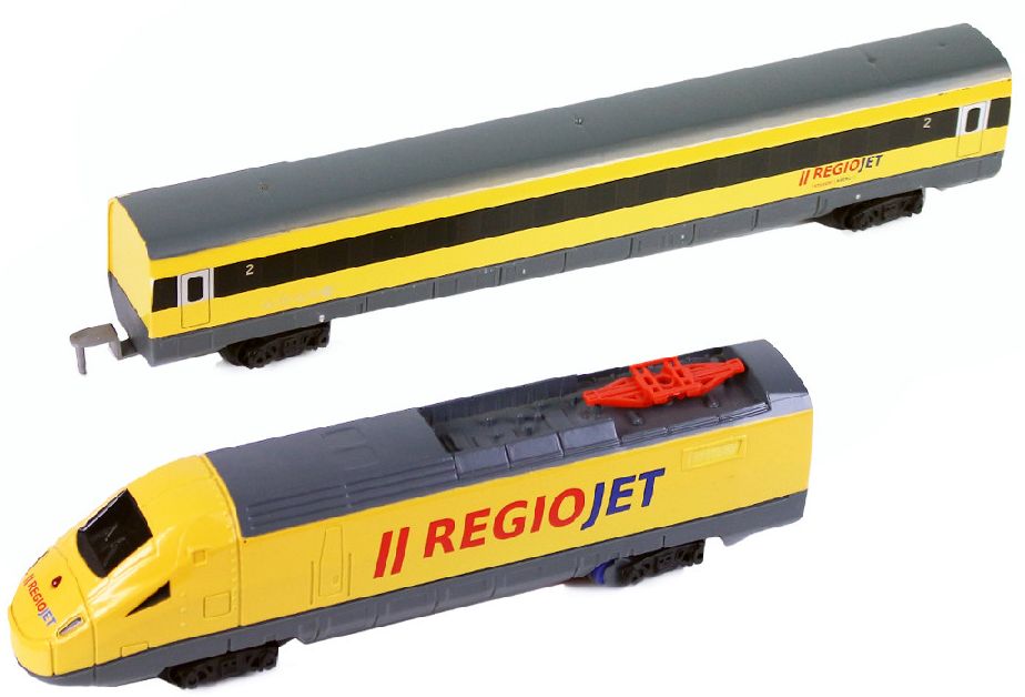 CZESKA KOLEJKA ELEKTRYCZNA POCIĄG TORY REGIO JET Marka Rappa