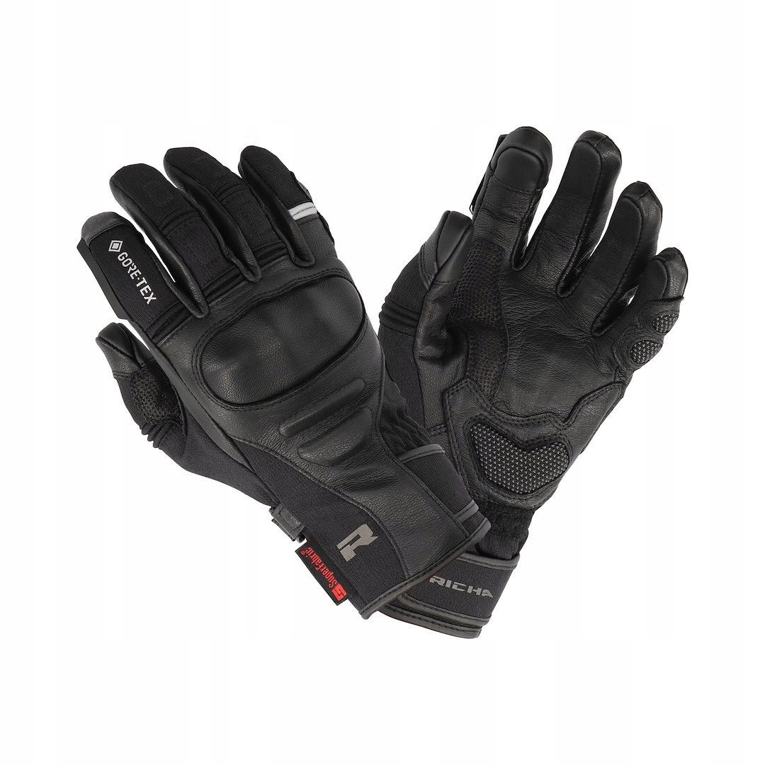Richa Motocyklové Rukavice Atlantic Gore-tex Black M