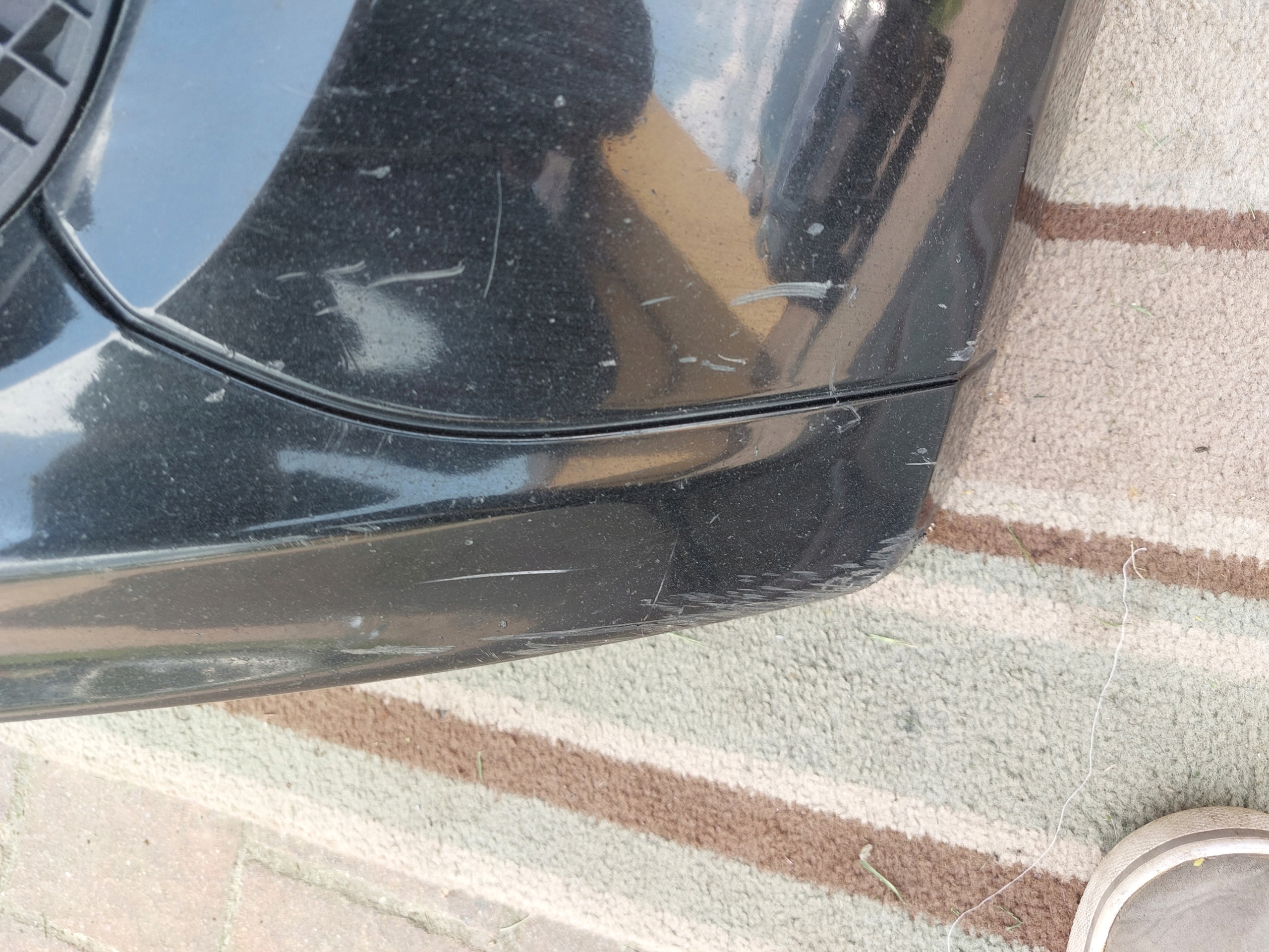 Stoßstange vorne BMW E87 schwarzer 13r