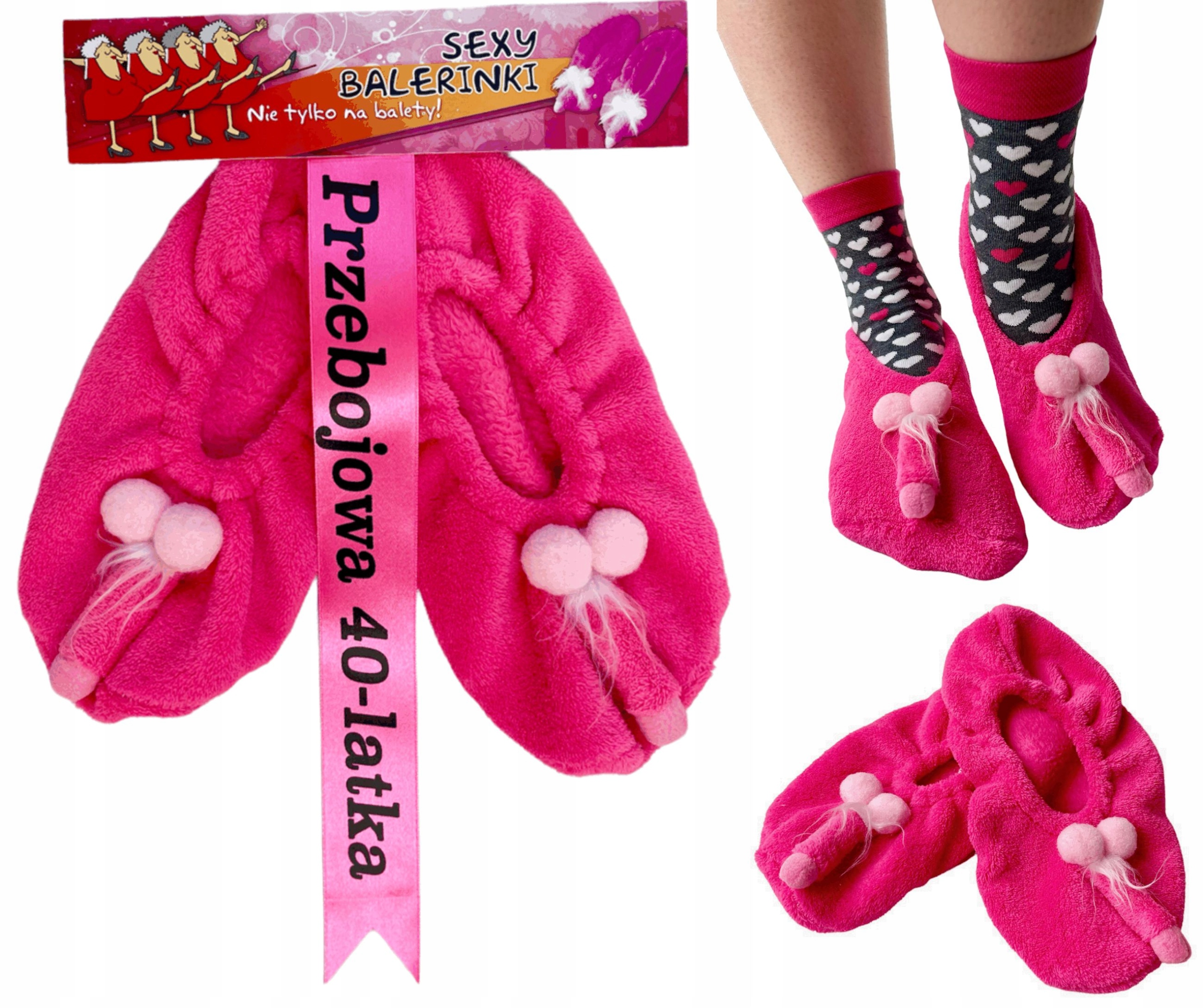 

Sexy Balerinki z Szarfą na Urodziny czterdziestka