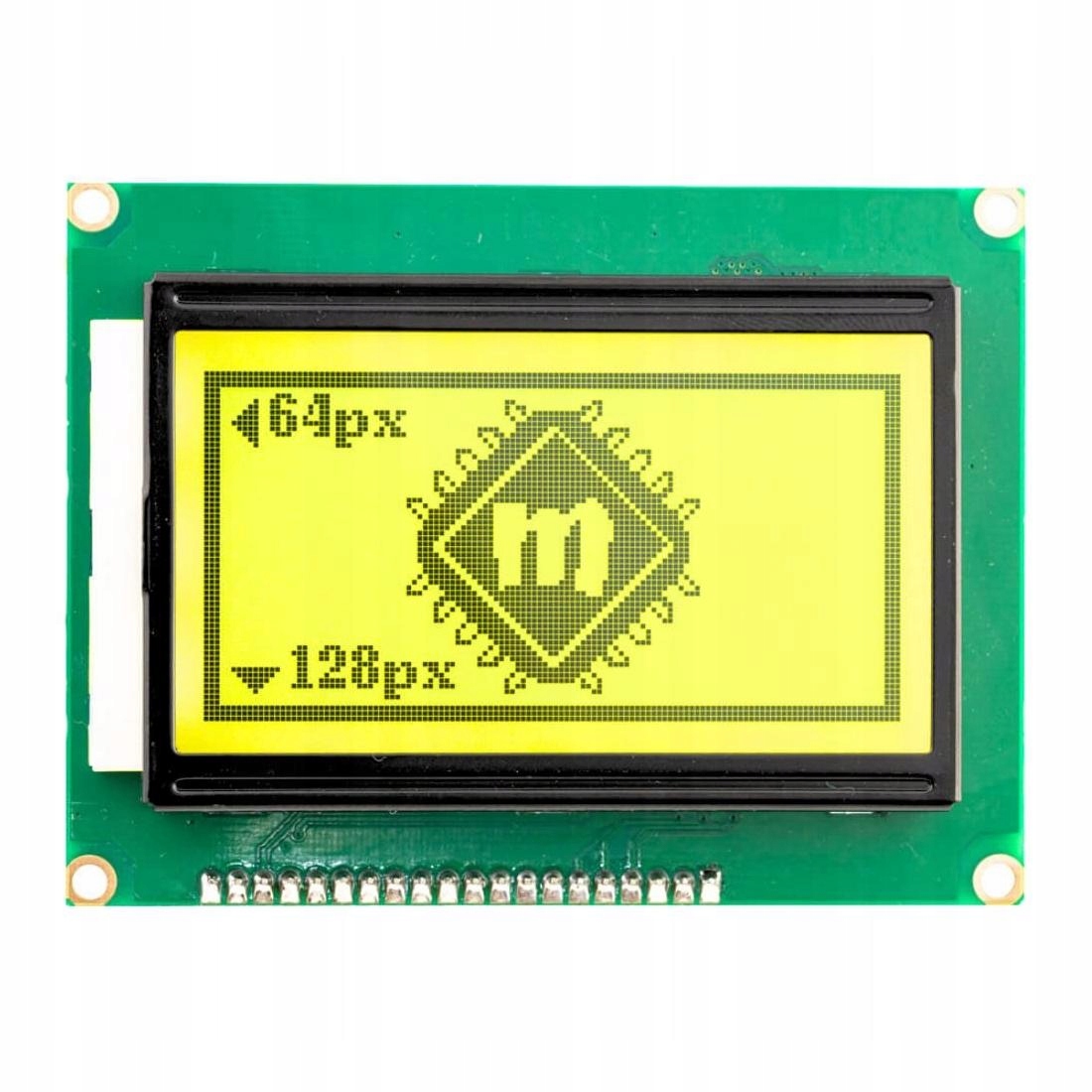 Графический ЖК-дисплей 128x64 зеленый ST7920