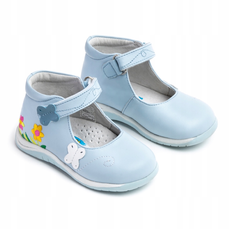 

Półbuty baleriny Skórzane łatwe zakładanie Sunway