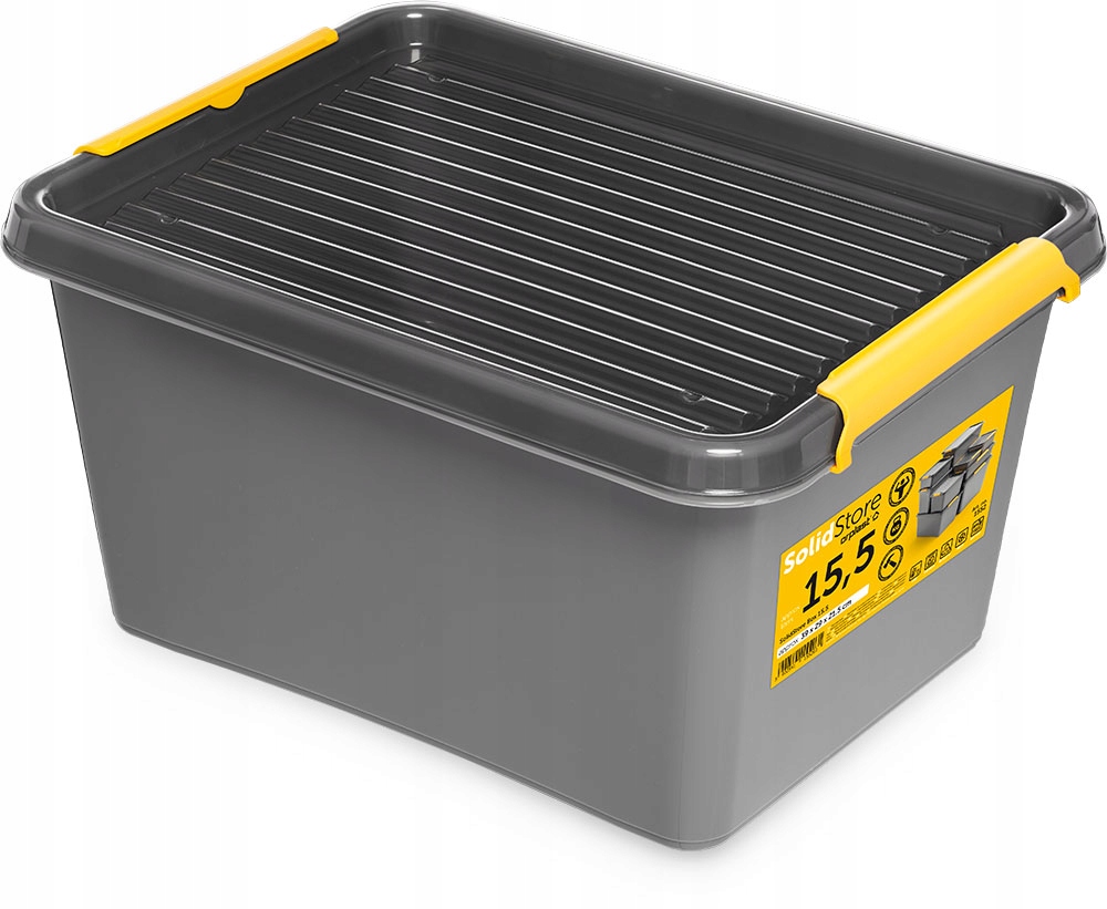 

Pojemnik plastikowy pudło organizer pokrywa 15,5l
