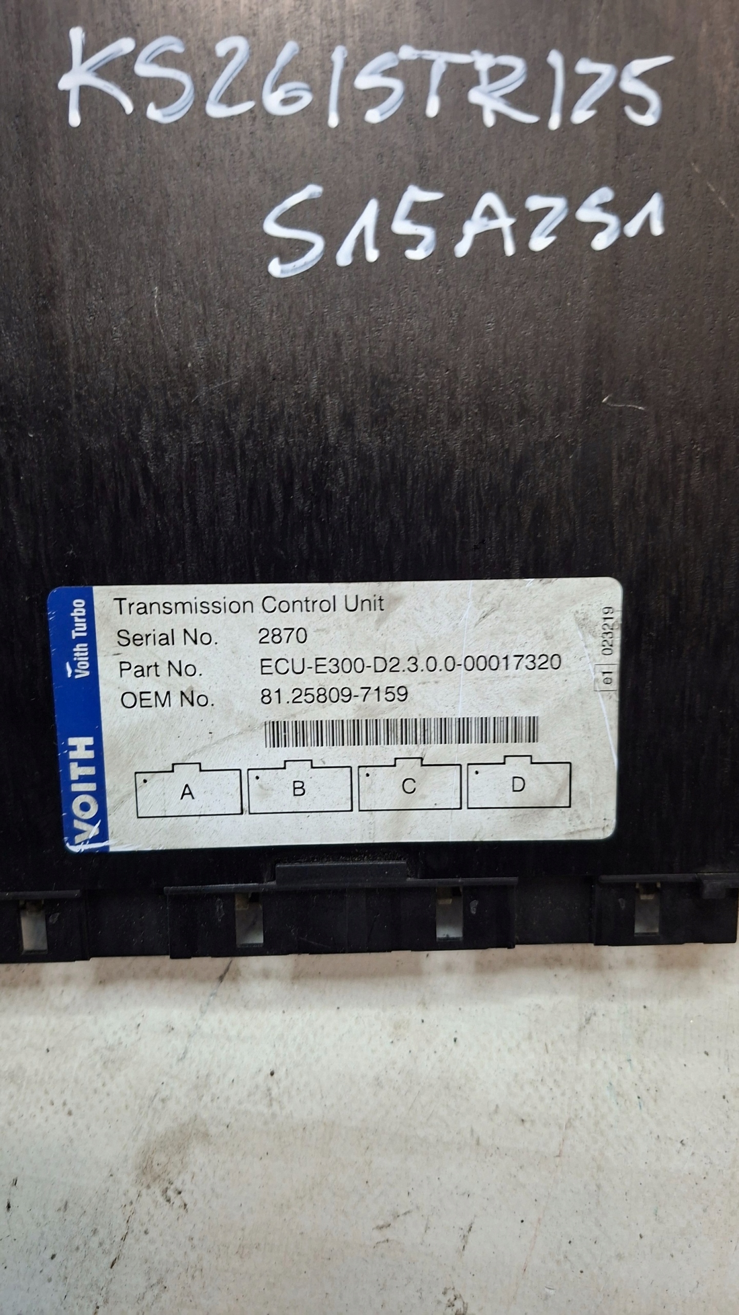 Bedienteil Getriebe getriebe VOITH ECU E300-D2