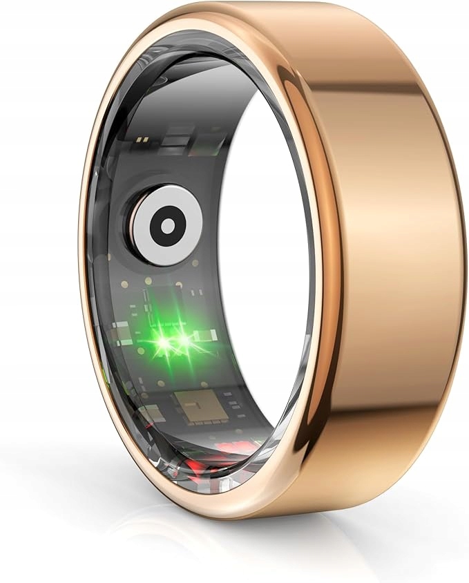 Smart Ring #9 18.9mm Różowe złoto Android iOS Inteligentny pierścionek
