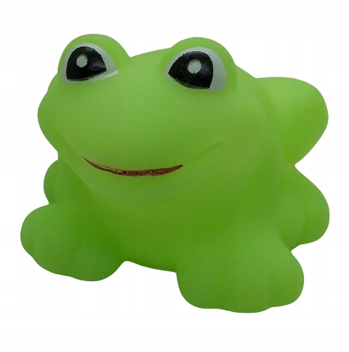 

gumowy gryzak żaba z piszczałką wielkość 5 cm