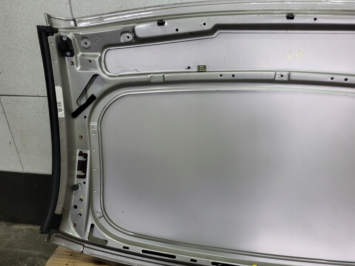 MERCEDES SLK R170 LIFT dach Verdeckklappe 723 CUBANITE SILVER