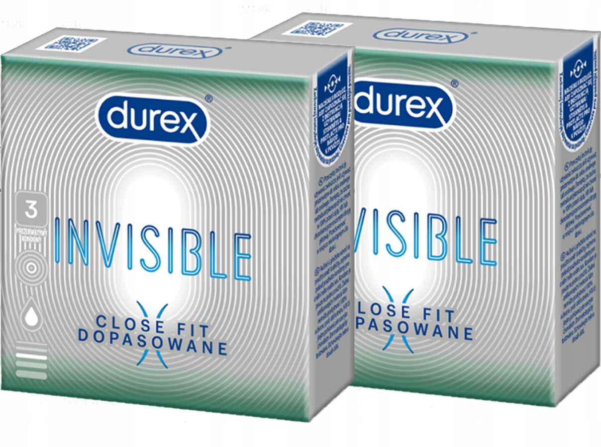 

Durex Invisible Close Fit Prezerwatywy 2x3 szt.