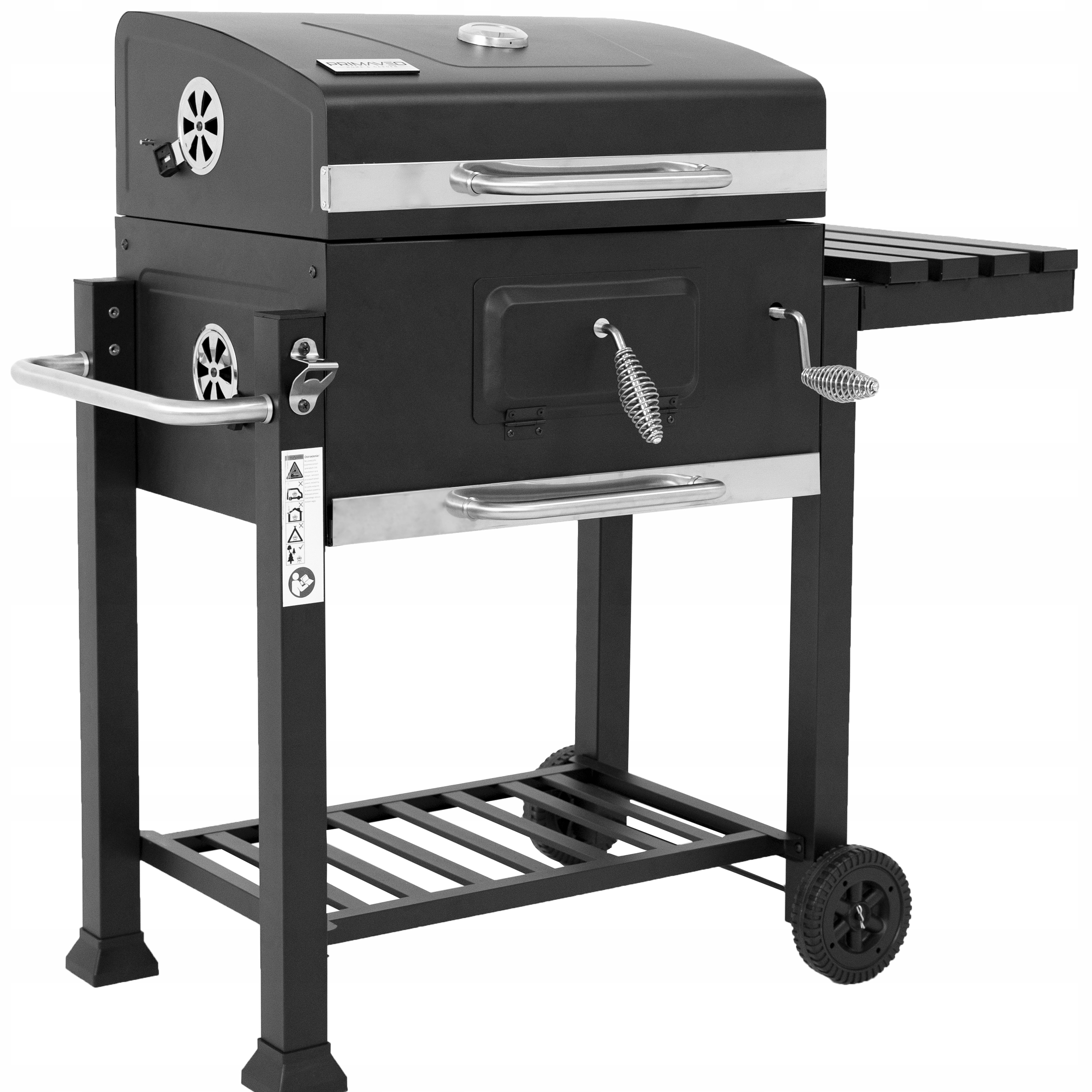 GRILL WĘGLOWY OGRODOWY DUŻY RUSZT ŻELIWNY POPIELNIK MAJESTAT+MATA PRIMAVEO Kod producenta GRILL//MAJESTAT/01 WZMOCNIONY