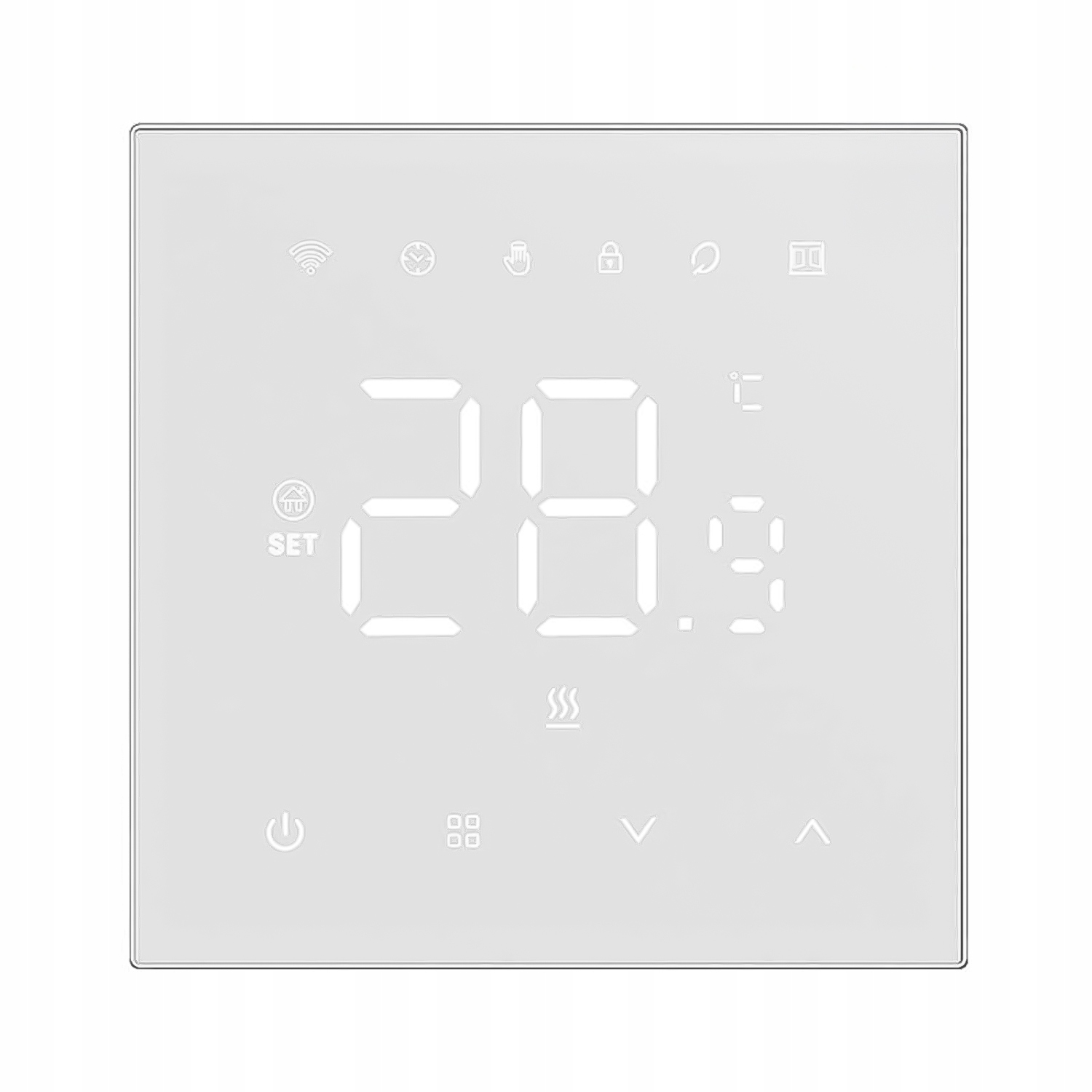 Inteligentní termostat pro vodní instalace WiWi Tuya Smart Avatto 3xA bílý