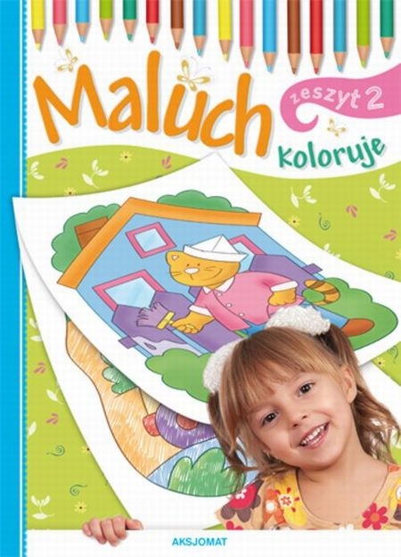 Maluch koloruje zeszyt 2 gruby papier do farb Kd