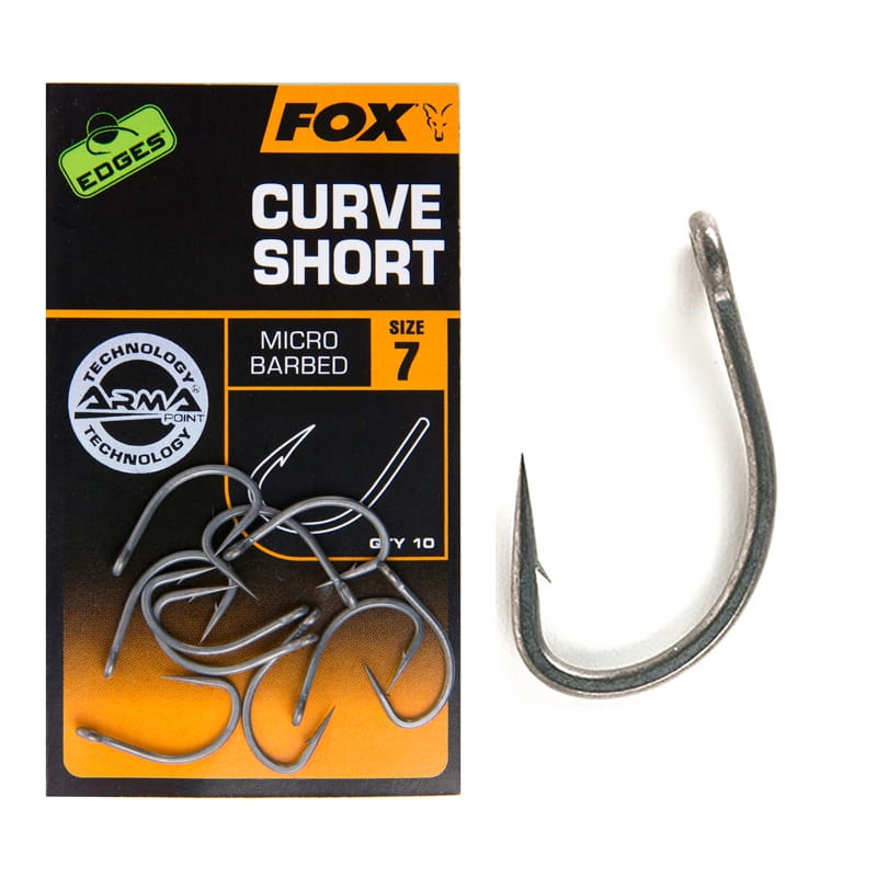 Haczyki Curve Short roz.2 zadzior Fox
