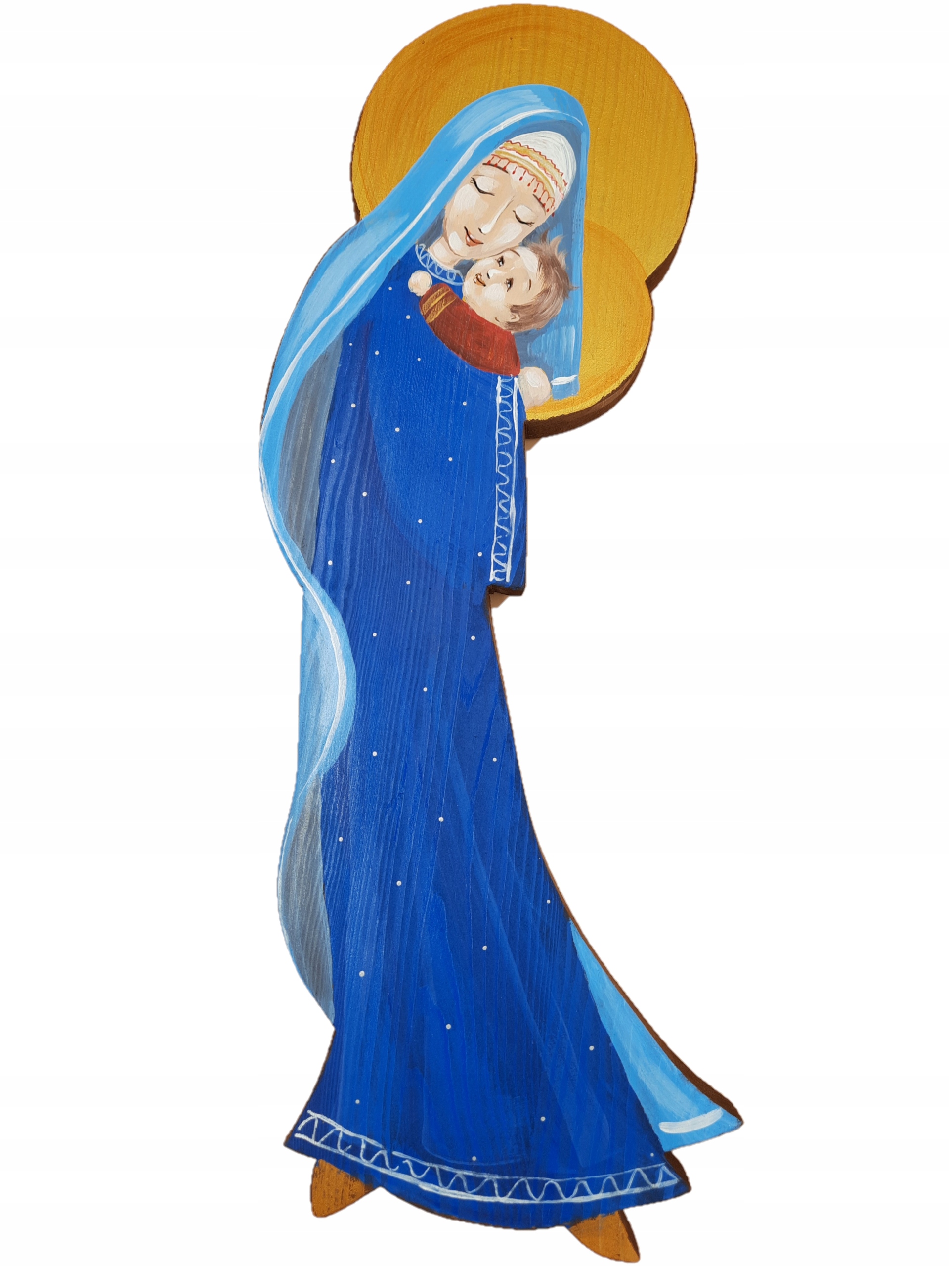 Madona s dítětem Anděl Hand Made Malovaný