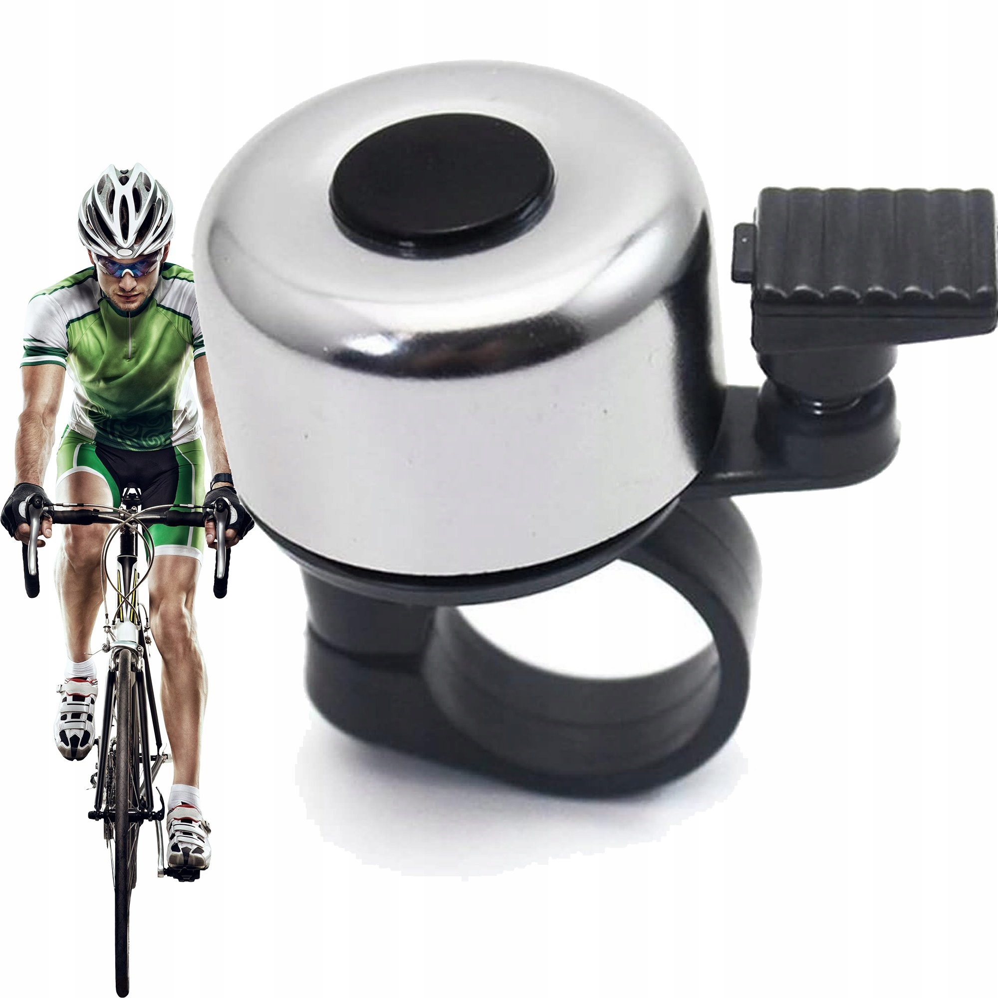 DZWONEK ROWEROWY METALOWY NA ROWER GŁOŚNY