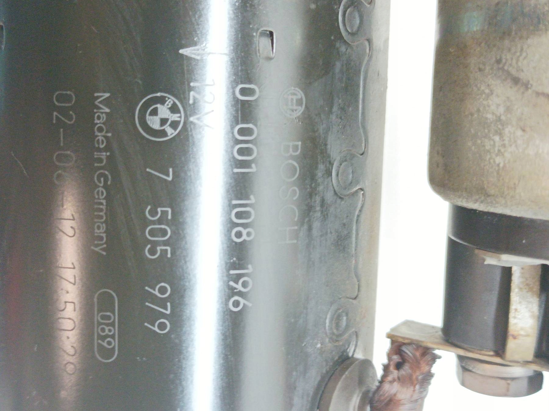 starter 7505979 1.8 VALVETRONIC Bmw Seria 3 IV (1998-2006) E46