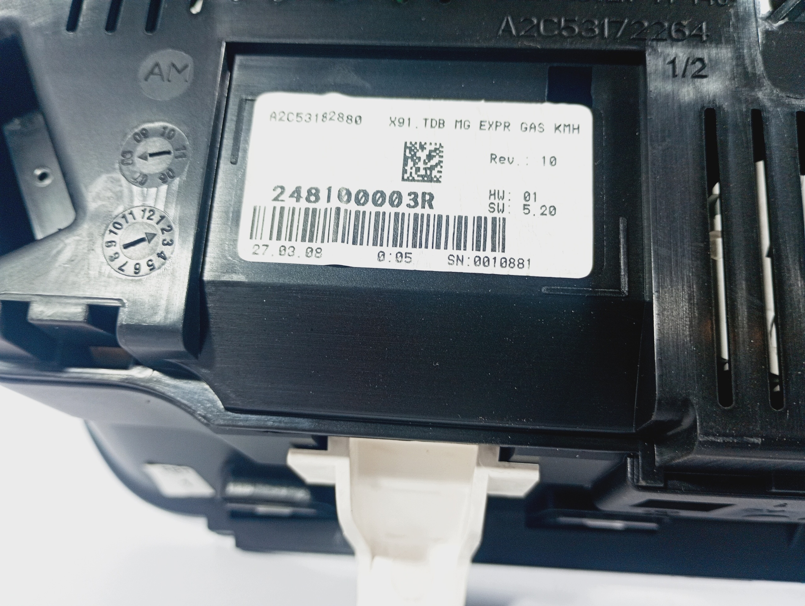 dials dials tachometer OE 248100003R RENAULT Laguna 3 III 07-15