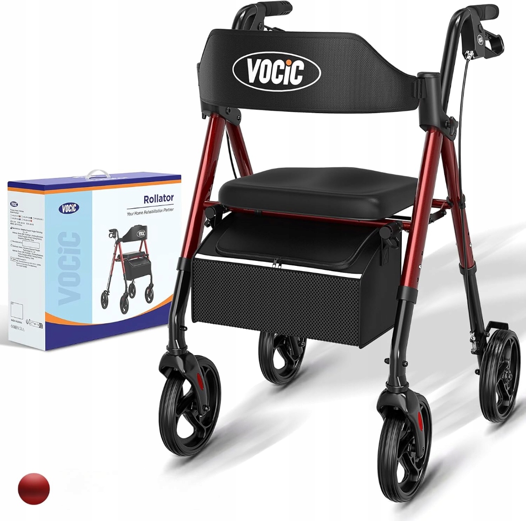 Chodzik Czterokołowy Balkonik Rehablilitacyjny Aluminiowy Vocic Nowoczesny