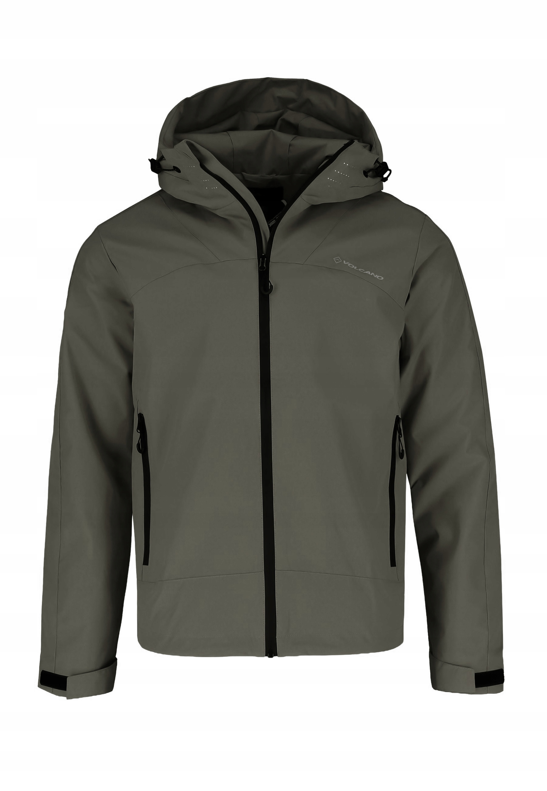 Pánská Nepromokavá Bunda S Kapucí Zelená Volcano J-tour L