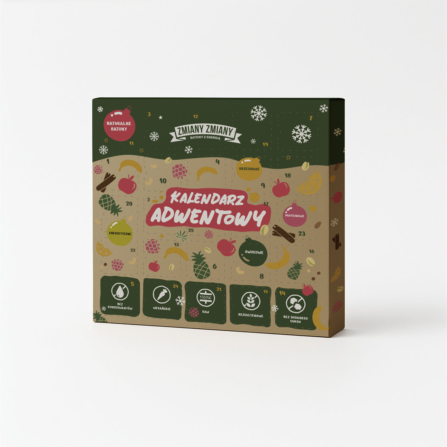 Levně Adventní kalendář Zmiany Zmiany, 480 g