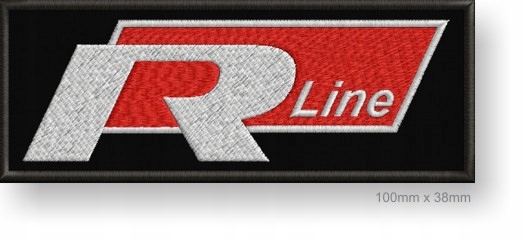 

Naszywka termo Vw R-line 100 x 38mm Haft tuning