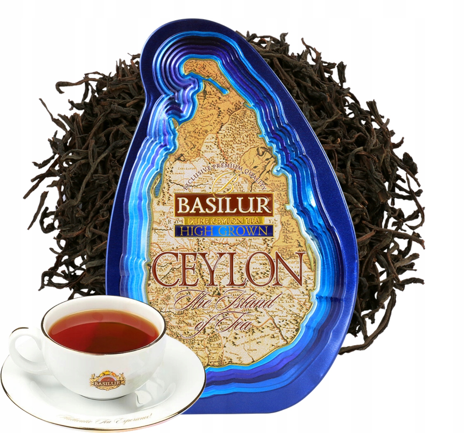 Levně Basilur High Grown čaj Černý 100 g listů OP1 Plechovka