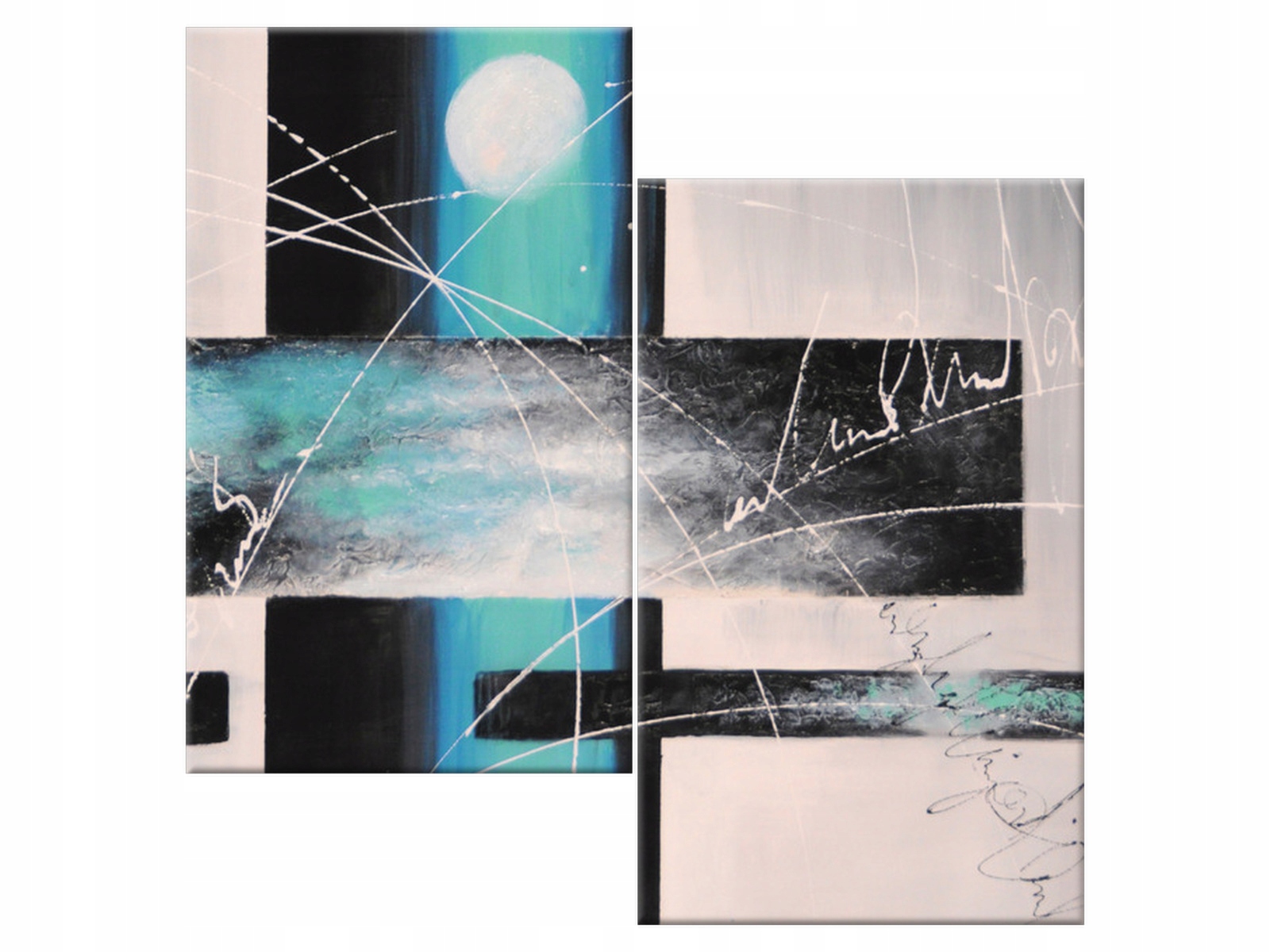 

Obraz Niebieskie szaleństwo 60x60 Malarstwo