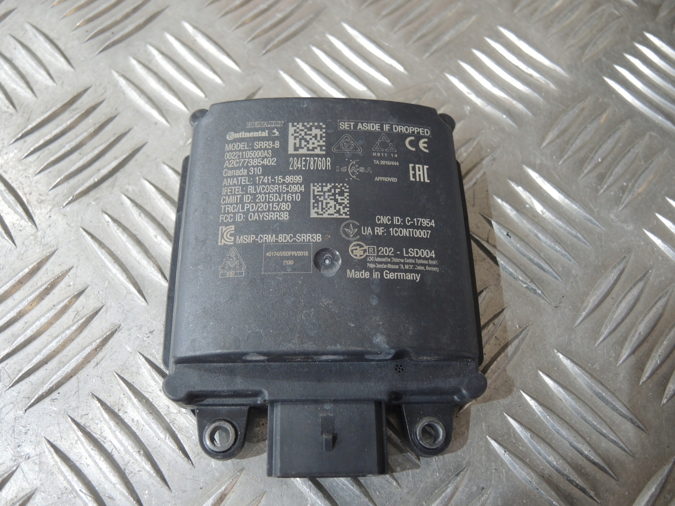 Датчик renault CAPTUR II 284E78760R