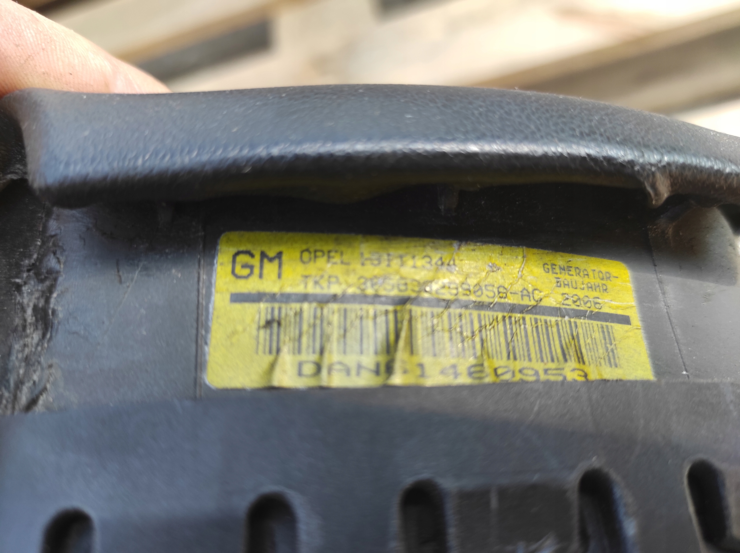 AIRBAG DECKEL OPEL ASTRA III H 13111344