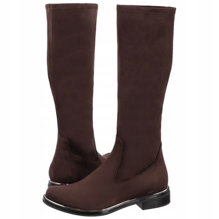Dámské kozačky Caprice Hnědé 9-25512-41 Dk Brn Stretch