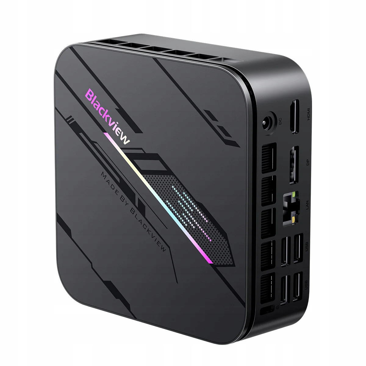 Blackview miniPC MP100 Pro i3-1215U up to 4,4HGz 16/512 WiFi 6 BT 5.2 LAN RJ45 USB 3.1Gen1x4 USB 3.1Gen2x2 TypeC PDx1 HDMI DP Windows 11Pro Grey — 7