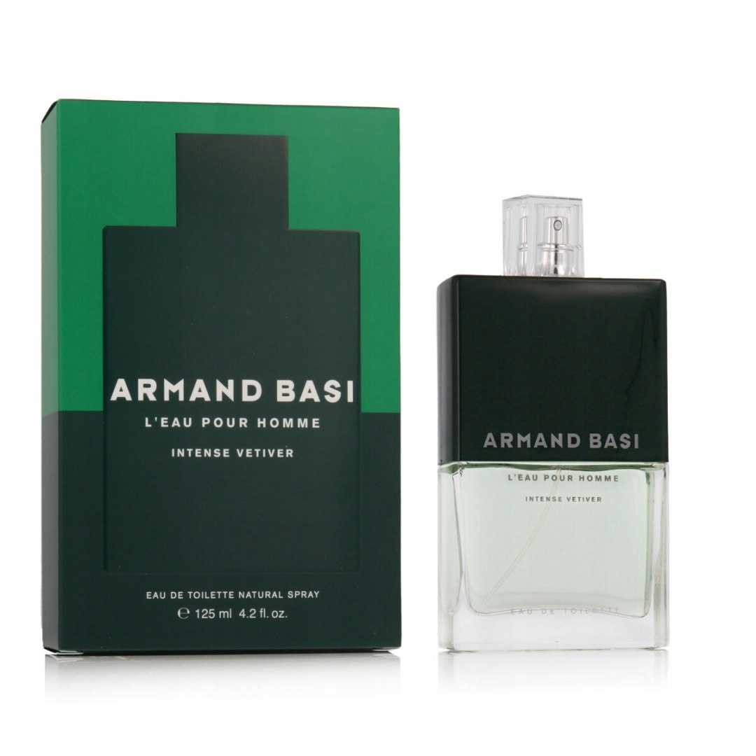 Parfém pro muže Armand Basi L'Eau Pour Homme Intense Vetiver Edt 125 ml