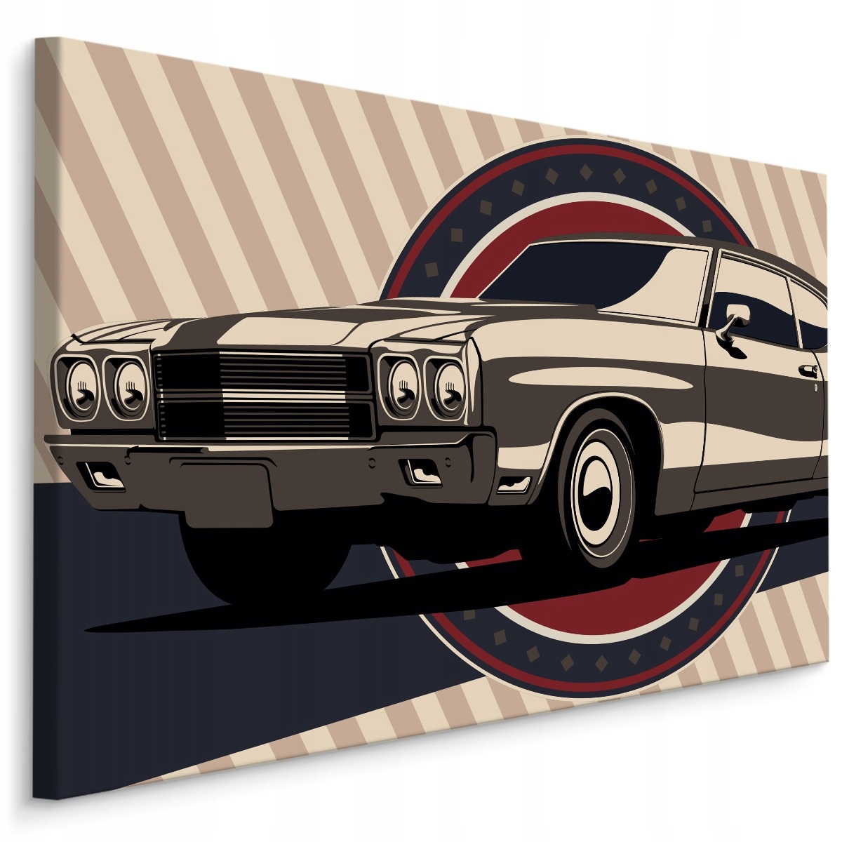 Nástěnný obraz Vzory Auto Vintage styl 120x80