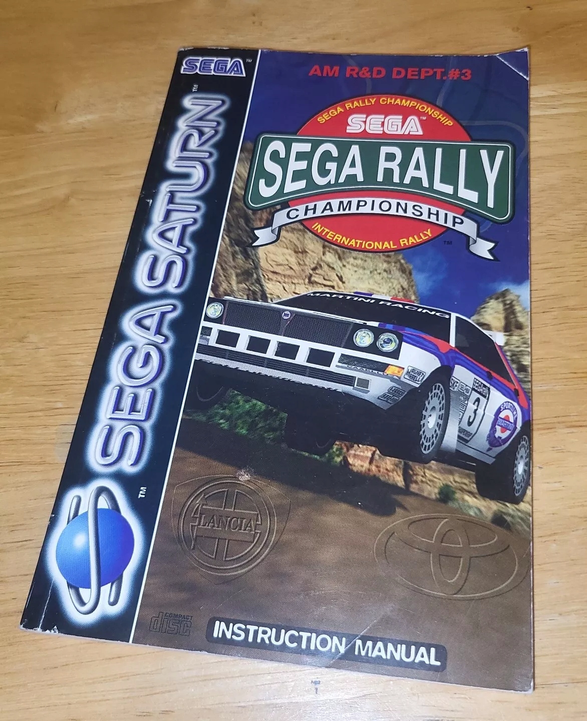 Sega Rally CHAMPIONSHIP-SEGA SATURN без игры просто инструкция!