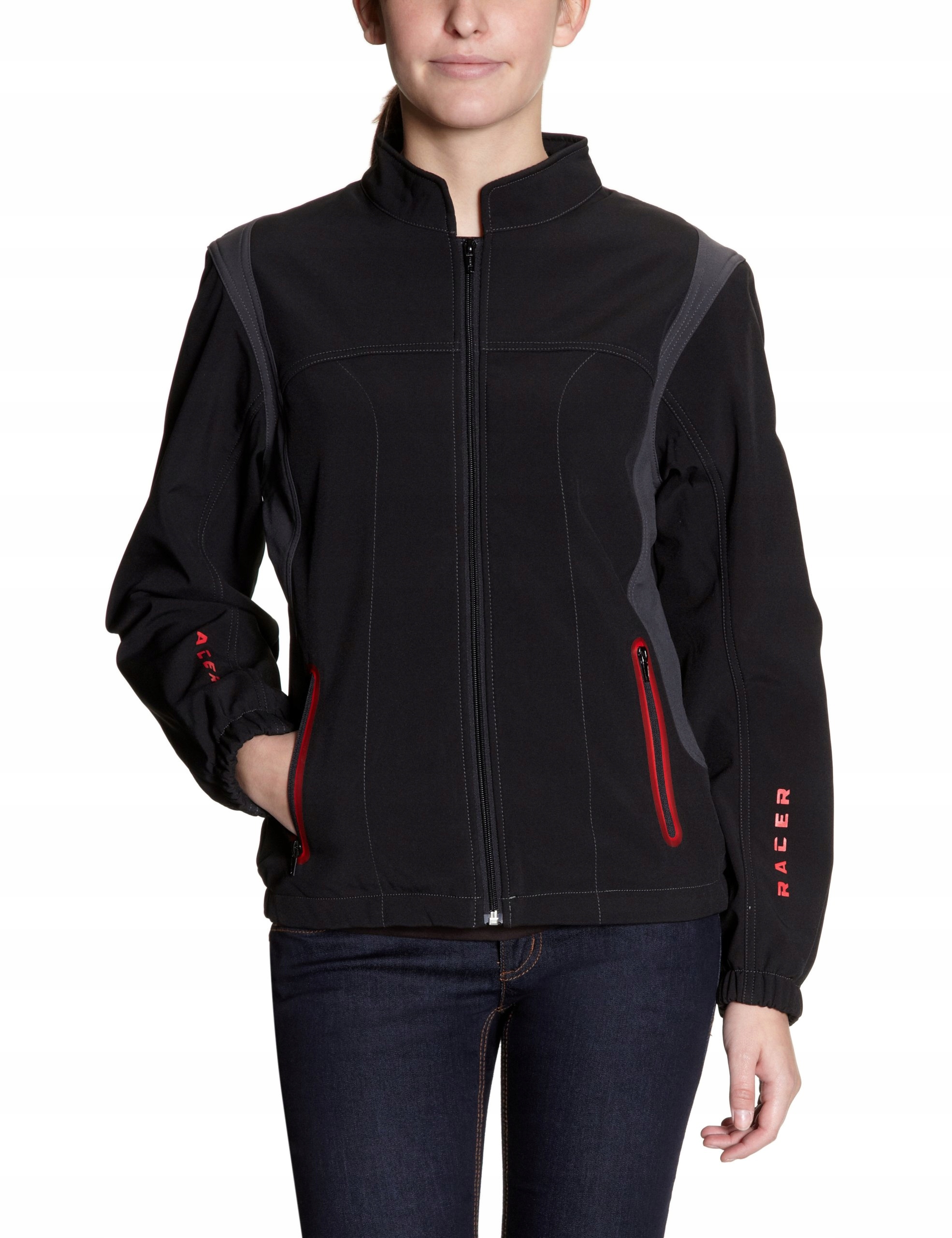 Dámská softshellová bunda Racer WSR-001, černá, L,