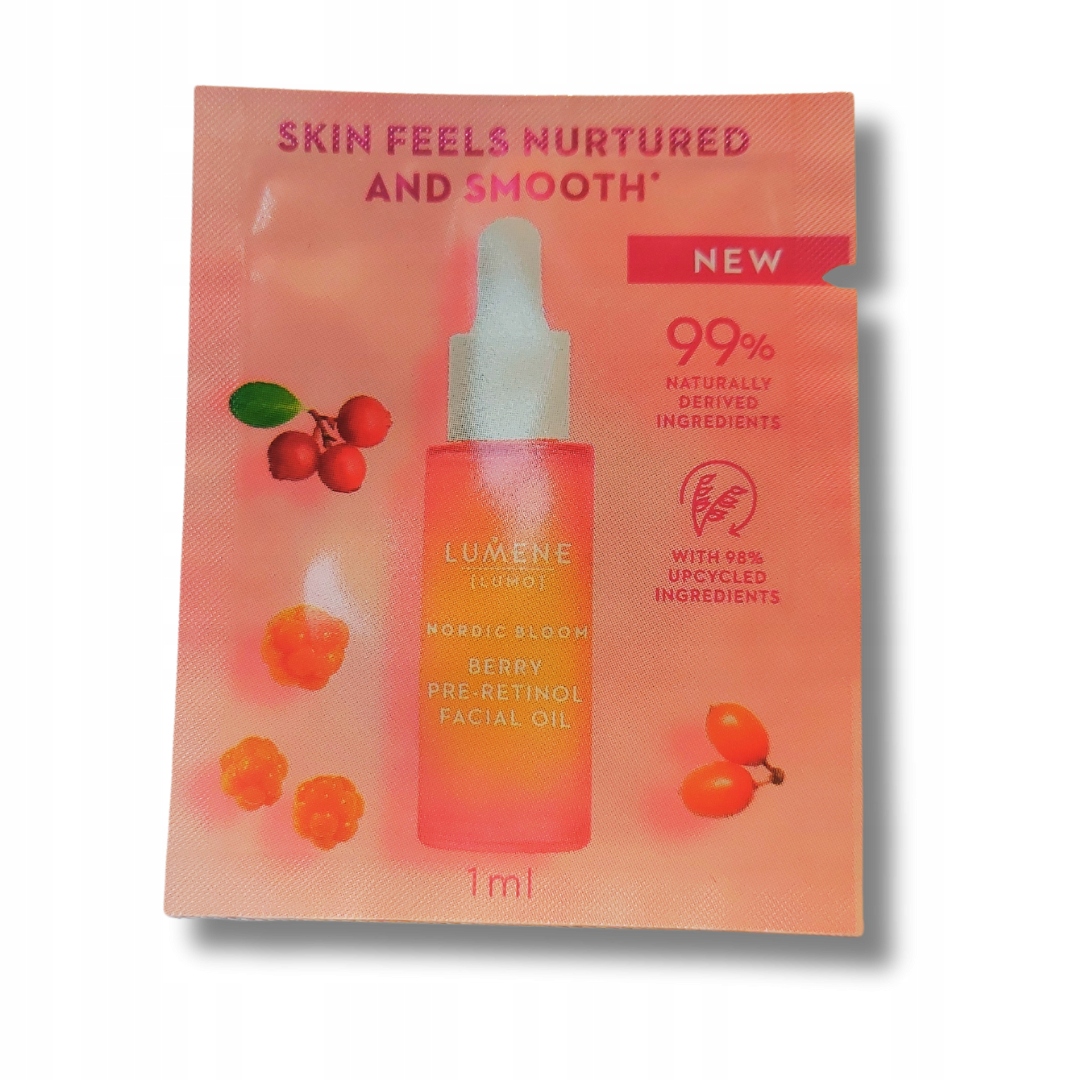 SASZETKA NORDIC BLOOM LUMO Olejek do twarzy z kompoleksem Berry Pre-Retinol