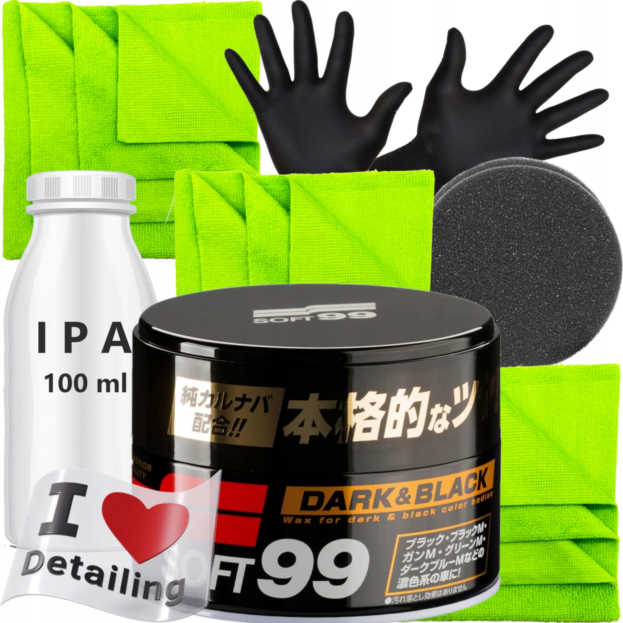 SOFT99 DARK BLACK WAX WOSK DO CIEMNYCH LAKIERÓW PRZYCIEMNIA ZABEZPIECZA
