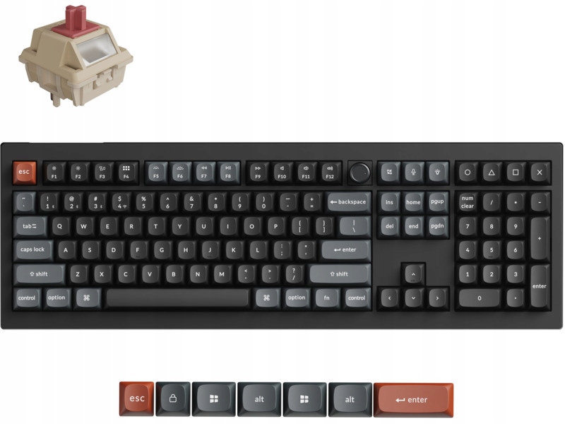 Klawiatura Keychron V6 Ultra 8K Red Switch Mechaniczna