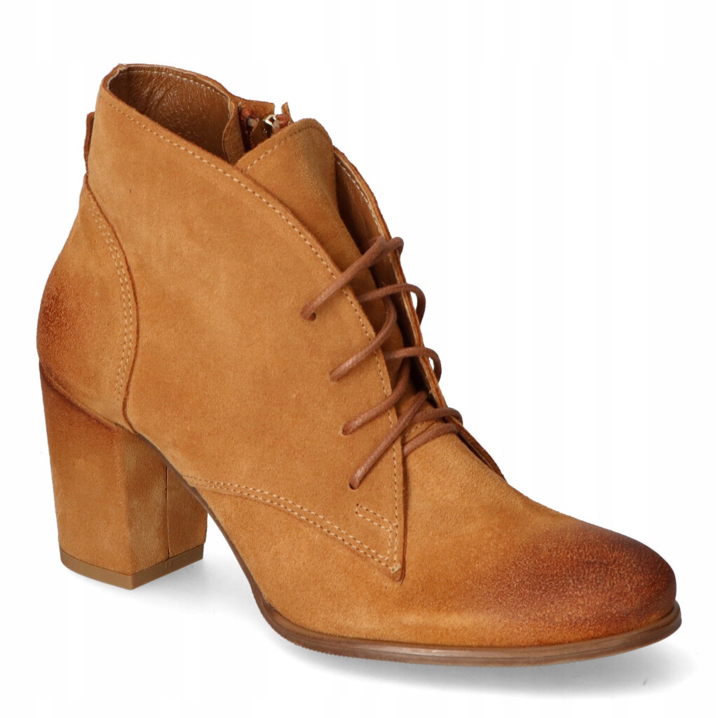 Kotníkové Boty Exquisite 1202 Rude semiš 36