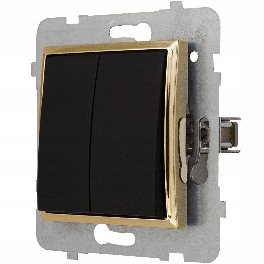 

Moduł Czarny Złoty Bez Ramki Podwójny Schodowy