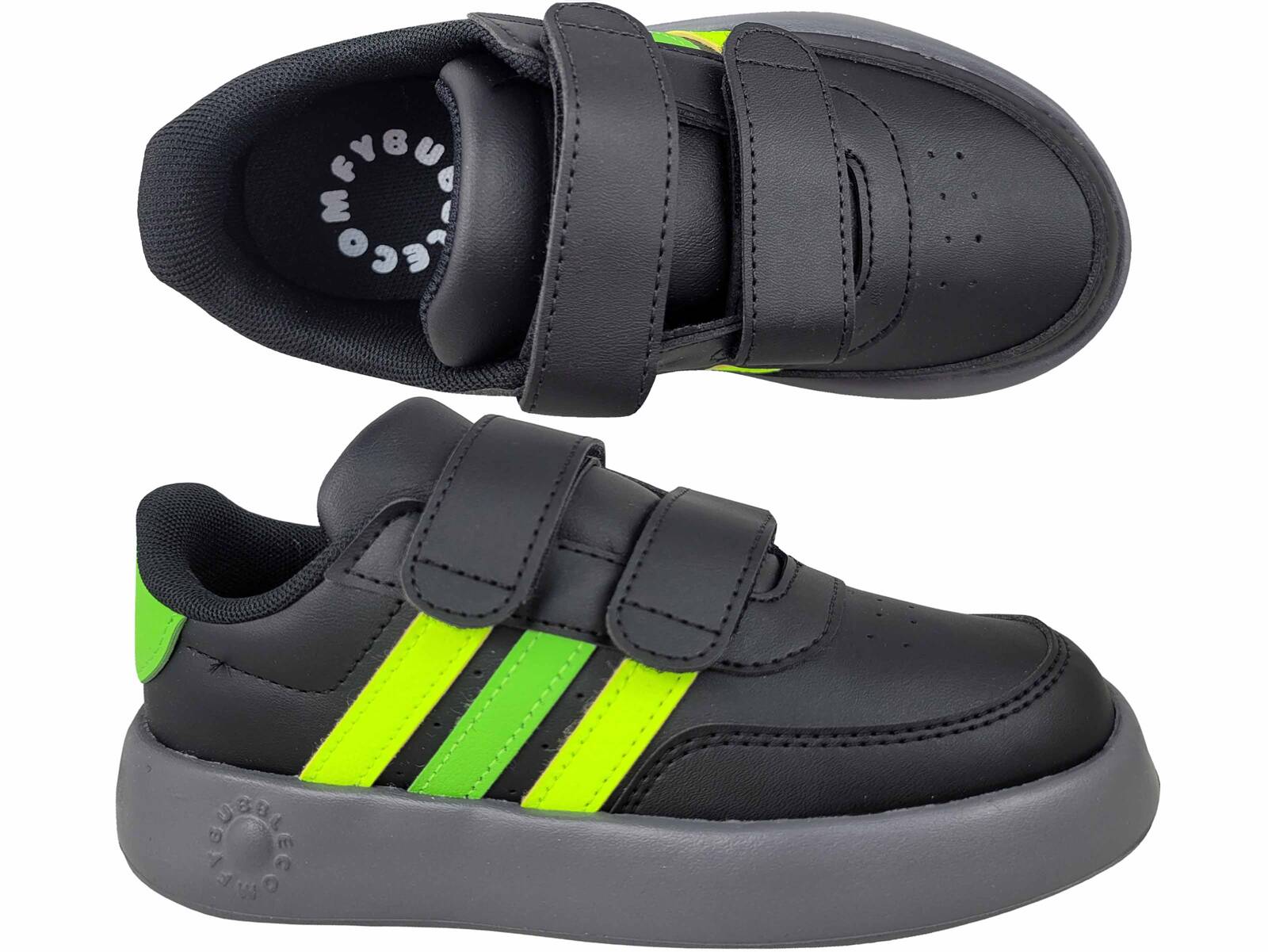 Adidas Breaknet 2.0 Cf ID0744 Buty Dziecięce Trampki Na Rzepy Czarne