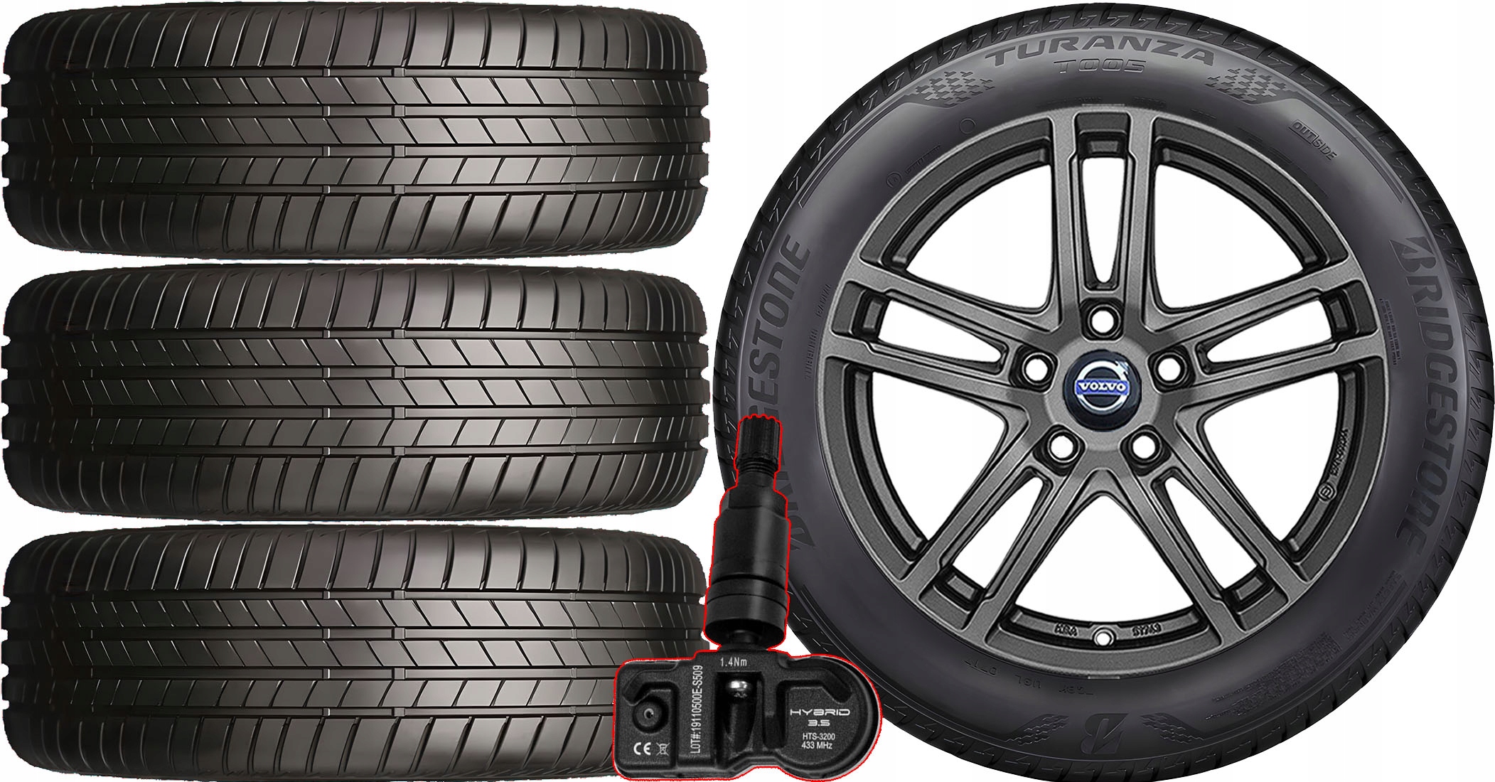 КОЛЕСА Volvo Xc70 3 Bridgestone 235/50r18+TPMS