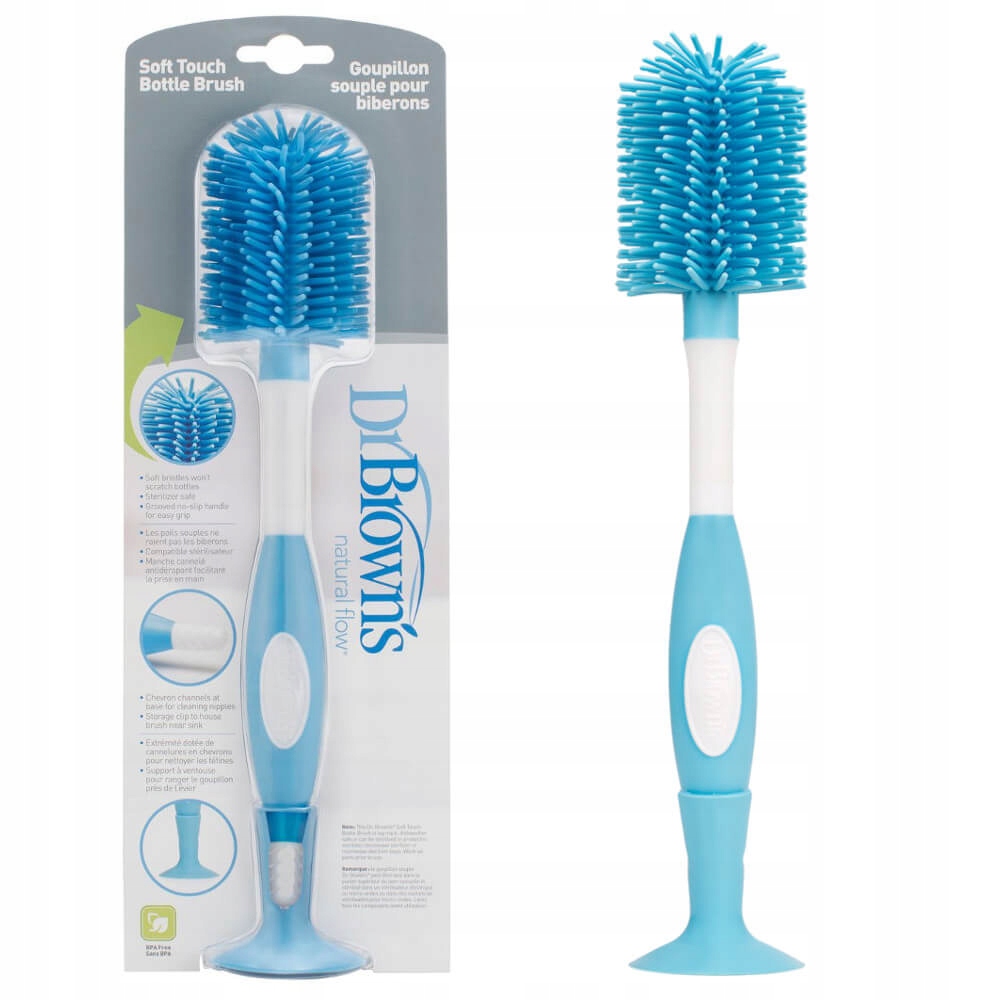 Dr. BROWN'S SZCZOTKA DO MYCIA BUTELEK Z PRZYSSAWKĄ