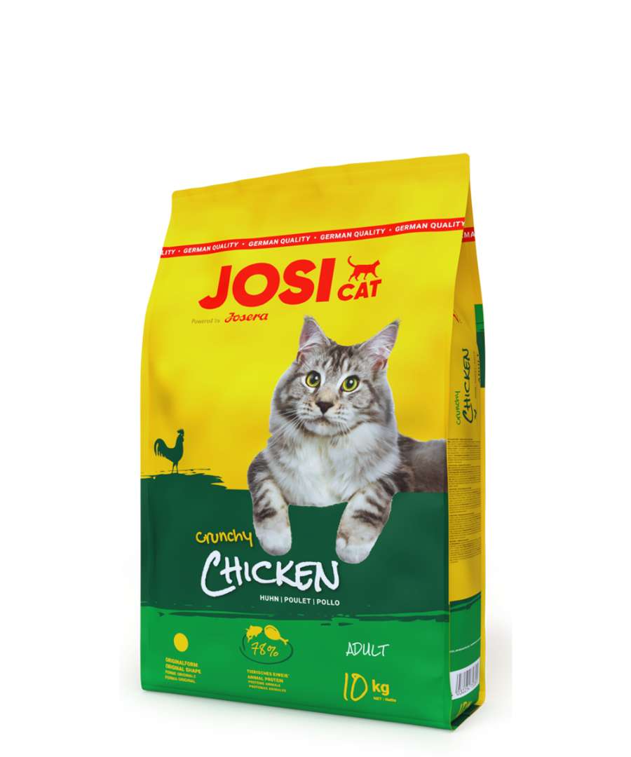 Josera JosiCat Crunchy Poultry 10kg Křupavé suché krmivo pro kočky s drůbežím masem 10 kg