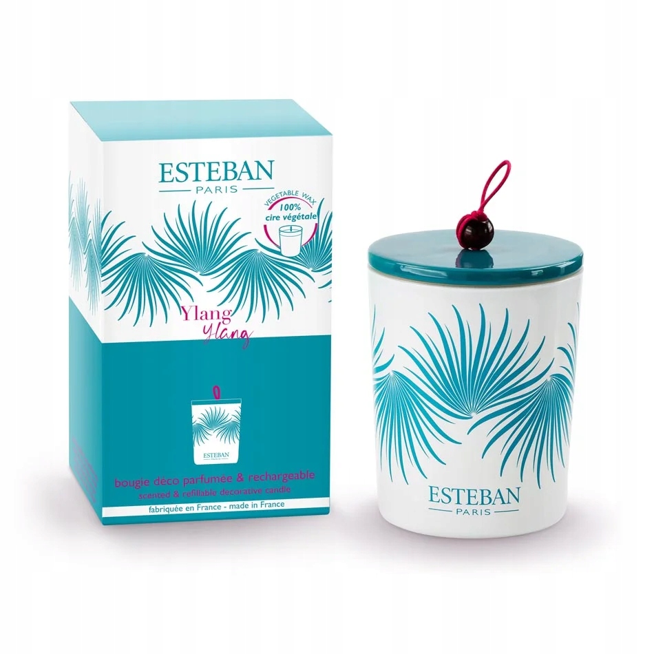 Esteban Paris Vonná svíčka 180 g Keramická nádoba Vůně Ylang-Ylang