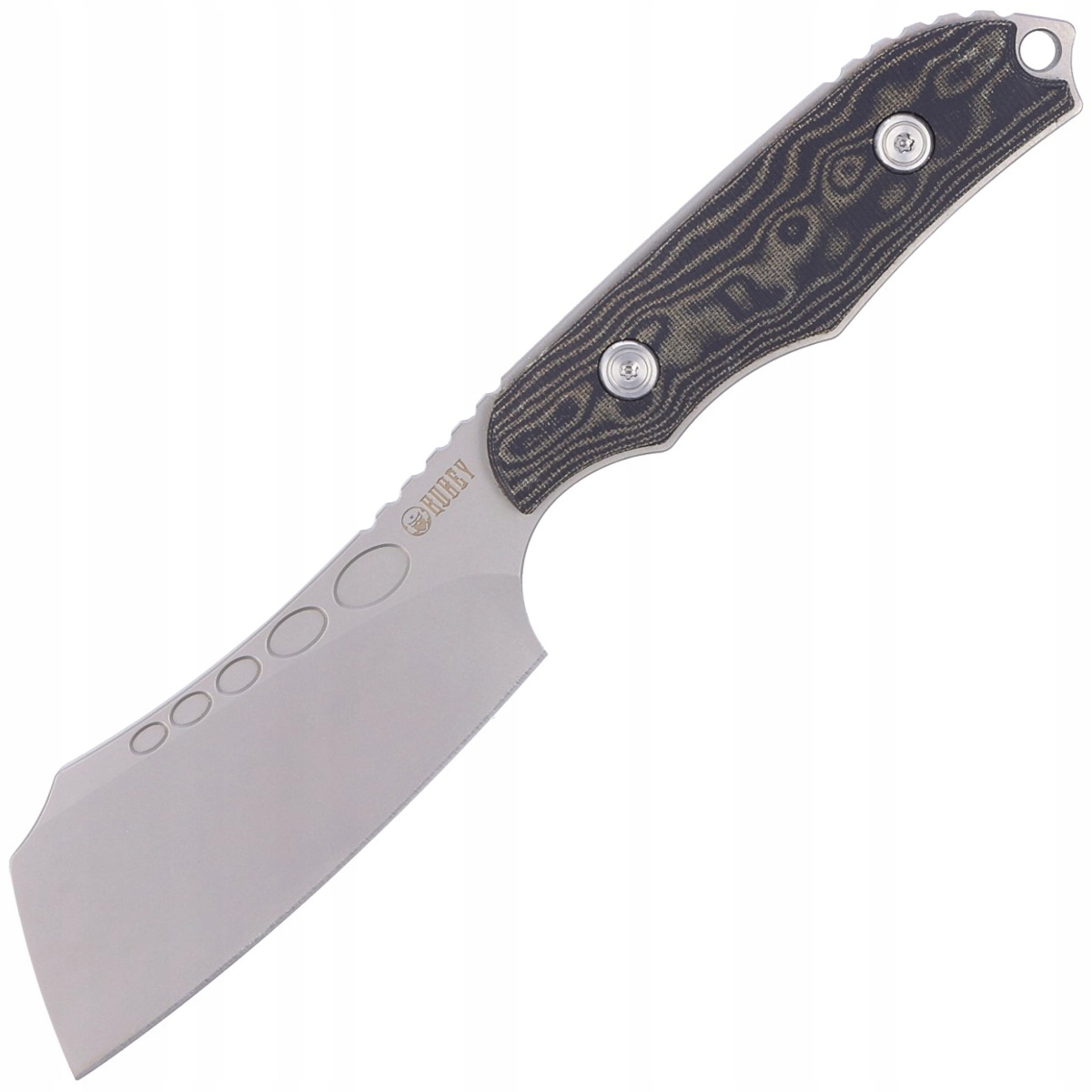 Nůž Kubey Knife Aiden, Black Micarta, Sand Blasted D2 by (KU341A)